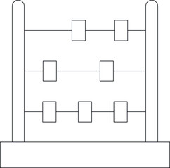 finance icons abacus and maths