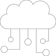 data management icons technology and storage