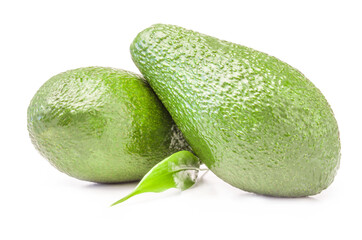 Avocado isolated on a white background cutout