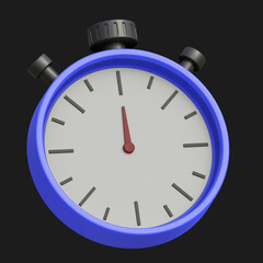 stopwatch sport icon 3d rendered illustration