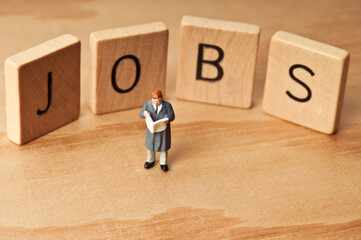 job search and unemployement concept