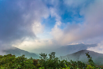 mountains and sky,Mountain landscape 