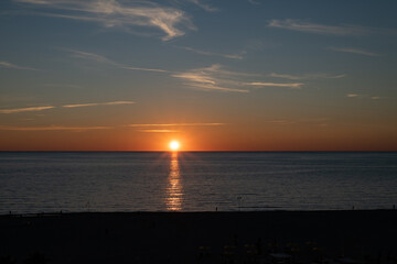 Sonnenuntergang am Meer