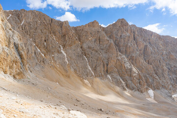 Aladaglar is the holy place of mountaineers. Demirkazık Mountain, Yedigöller, Climbing tracks.