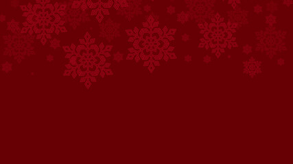 Beautiful red christmas banner design background