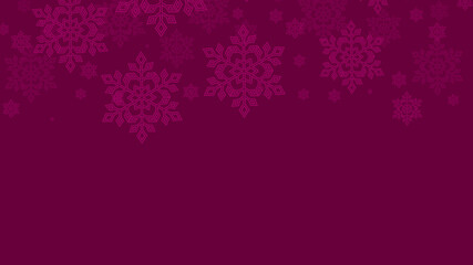 Beautiful purple christmas banner design background