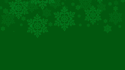 Beautiful green christmas banner design background