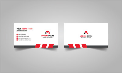 Luxury modern business card template design