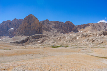 Aladaglar is the holy place of mountaineers. Demirkazık Mountain, Yedigöller, Climbing tracks.