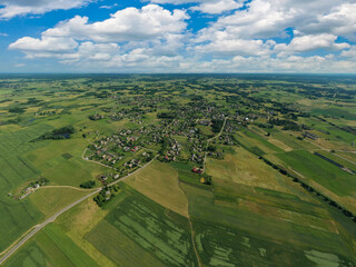 english village in cotswold on summer day