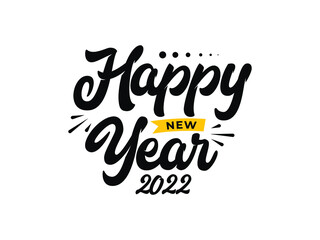 happy new years 2022 celebration banner template