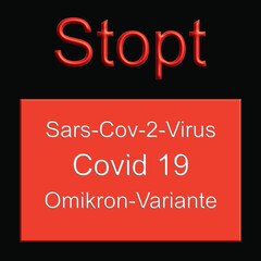 Stop die Covid 19 Pandemie