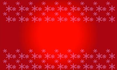 Red Christmas background for banners, greeting cards