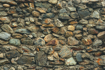 Texture of a stone wall. Stone wall as a background or texture.