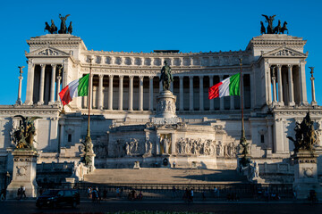 Fototapeta na wymiar Italian Monument in Rome 