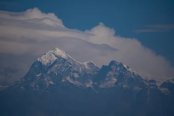 Papier Peint photo autocollant Kangchenjunga Himalayas Mountain in Darjeeling India