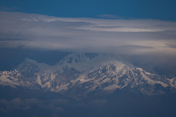 Fototapeta na wymiar Himalayas Mountain in Darjeeling India