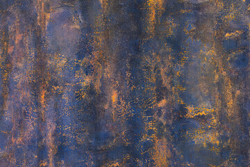 Abstract art  blue yellow texture background