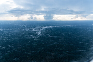 view from the window of amazonian forest