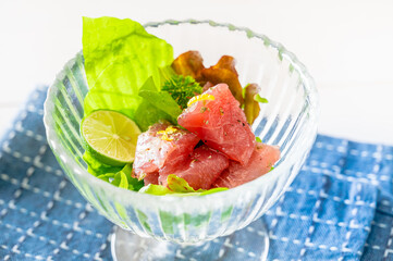 マグロのカルパッチョ