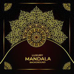 Luxury mandala background design 