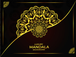 Luxury mandala background design 