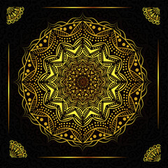 Luxury mandala background design 
