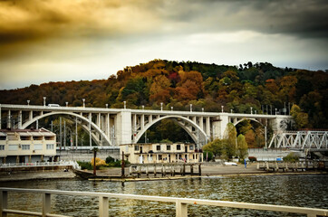 bridge over the river