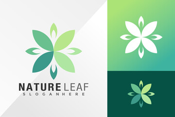 Nature Leaf Logo Design Vector illustration template