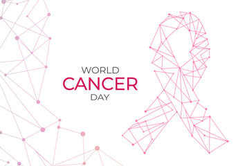 Breast Cancer Awareness Ribbon Vector design and illustration. 