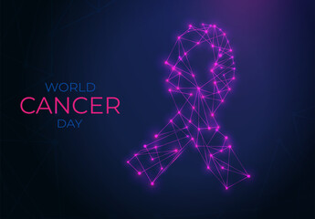 Breast Cancer Awareness Ribbon Vector design and illustration. 