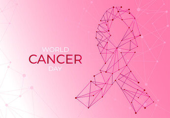 Breast Cancer Awareness Ribbon Vector design and illustration. 
