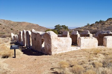 Fort Bowie National Historical Site in Arizona. Fort Bowie was a 19th-century outpost of the United...