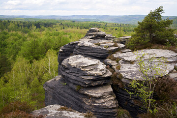 Tiske steny or Tisa rocks in May