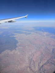 Fototapeta na wymiar Aerial view of Lake Mead and Colorado River