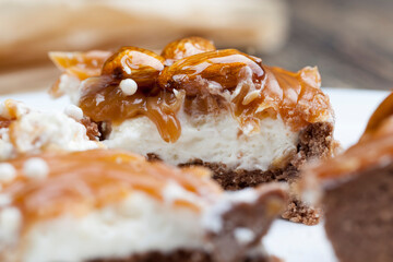 small tartlets with soft salted caramel