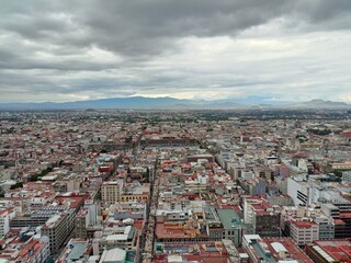 Obraz premium Aerial views of Mexico City