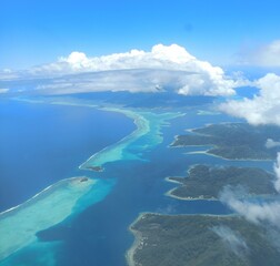 Naklejka na ściany i meble Bora Bora, French Polynesia
