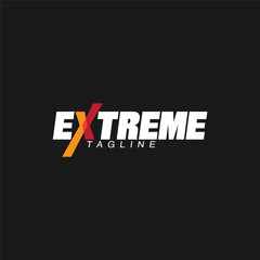 Extreme. Logo template.