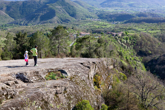 Grottes de Jaubernie, vue sur Coux