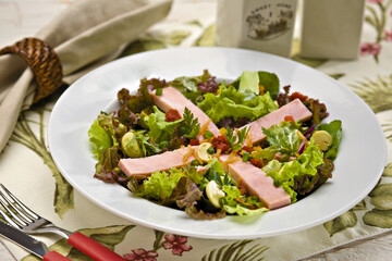 Comida; Alimento; Restaurante; Saudável; Alimentação; Pratos; Carnes; Delícias; Nutrição; Cozinha; salada; Mortadela