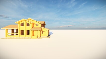house on the beach