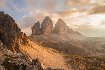 Obraz premium Tre Cime di Lavaredo, Dolomites, Italy