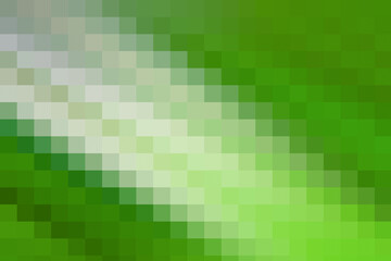 Light and saturated green pixel abstraction
