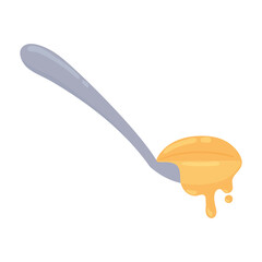 spoon with honey