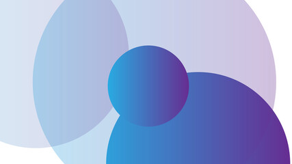 Abstract Modern Background with Round Element and Blue Gradient Color