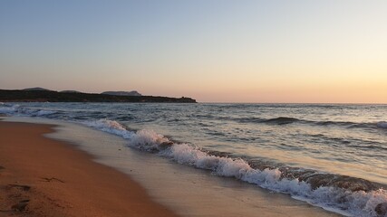 Fototapeta na wymiar Sonnenuntergang Sardinien