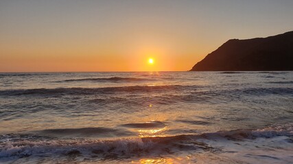 Fototapeta premium Sonnenuntergang Sardinien