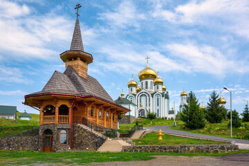 Fototapeta na wymiar Krasnogorsky eastern Orthodox monastery, Mukachevo, Ukraine