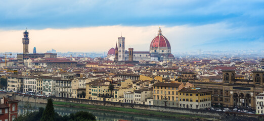 Fototapeta na wymiar Florence city cityscape, Tuscany, Italy